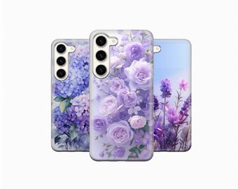 Floral Phone Case Bouquet Cover for Samsung Galaxy S24 S23 FE S22 Pro S21 Ultra A55 A35 A05