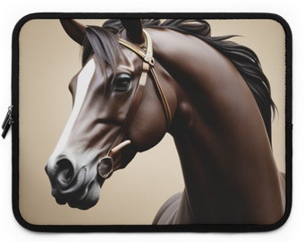 Horse Lovers, Horse Head, Western, Laptop Sleeve