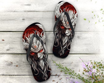 Mens Mid Evil Flip Flops for Him