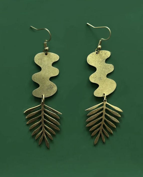 Plants in Paradise Dangle Earrings