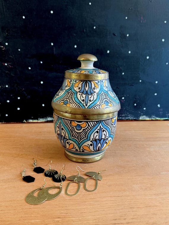 Antique Moroccan Spice Jar