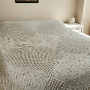 TOPRAK Doppel Bettüberwurf aus Baumwolle Bild 3