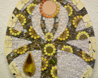 Limone        Leaf shaped indoor mosaic