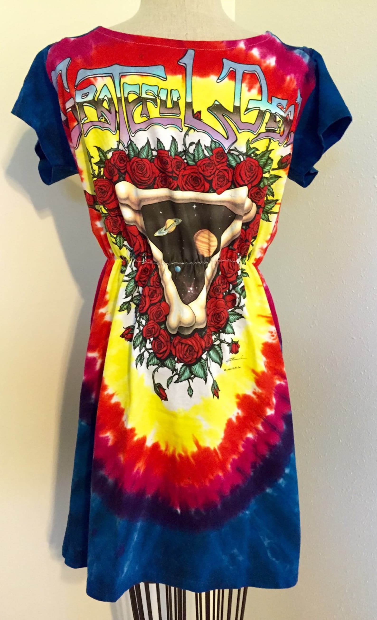 Grateful Dead T Shirt Grateful Dead T Shirt Dress Repurposed - Etsy