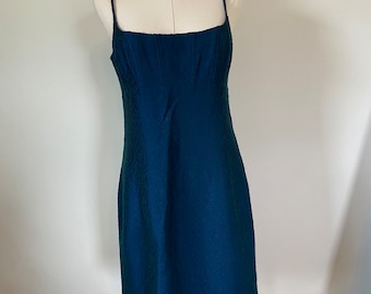 Robe de cocktail brodée Nanette Lepore vintage des années 90