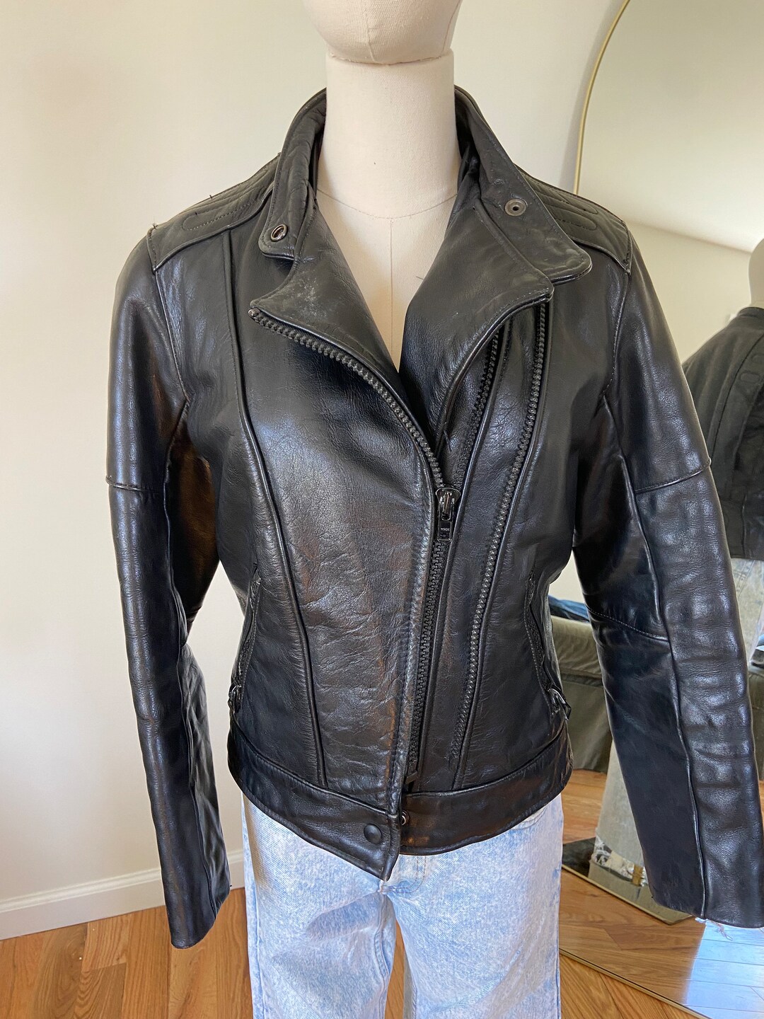 Vintage Vanson Leathers of Boston Leather Jacket - Etsy