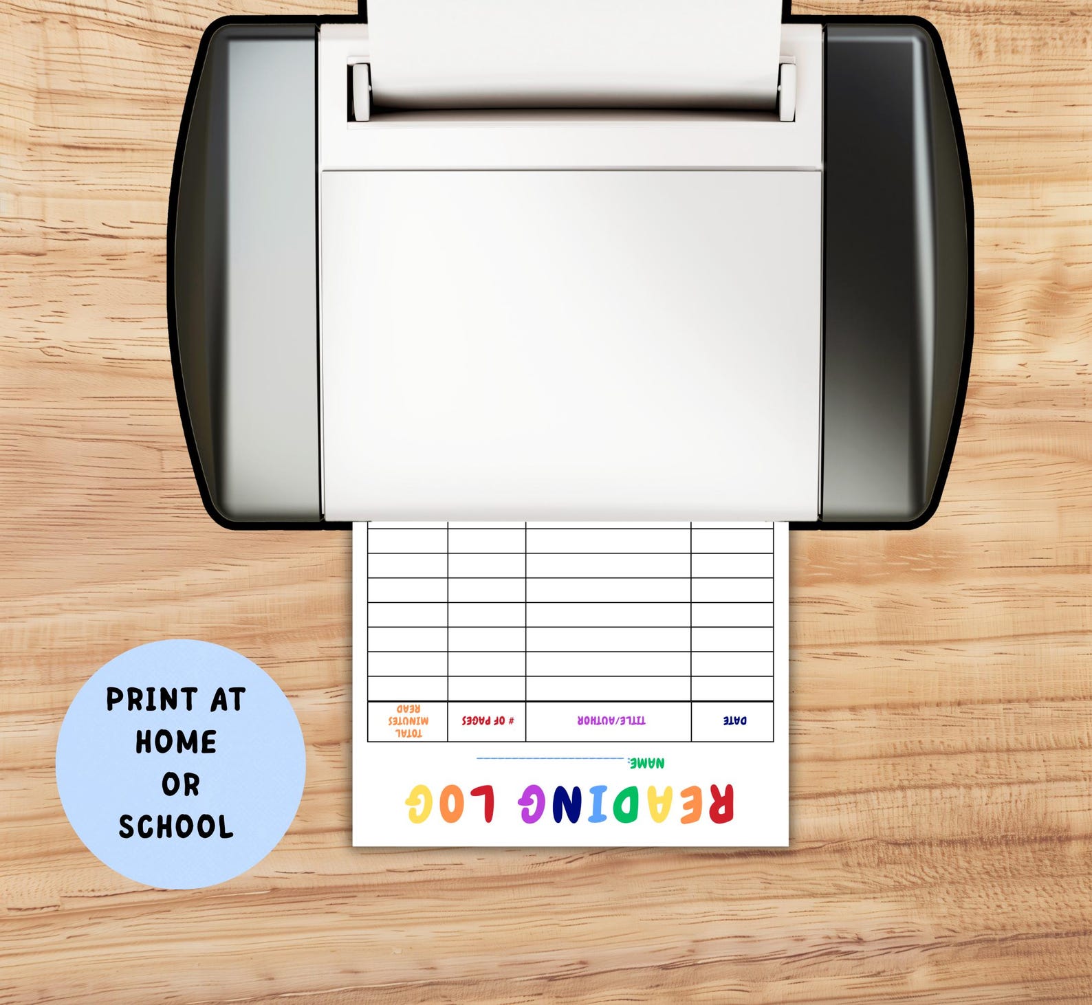 Printable Kids Reading Log, Homeschool Tracker (PDF) - Etsy