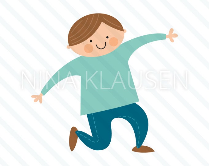 Featured listing image: Happy boy vector illustration - 00043