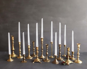 Brass and Iron Candle Holders – Mar Y Sol