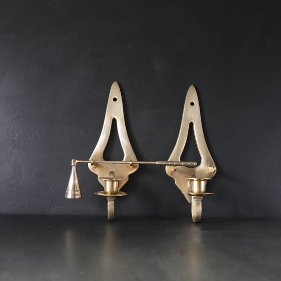 Mid century modern candle wall sconces online
