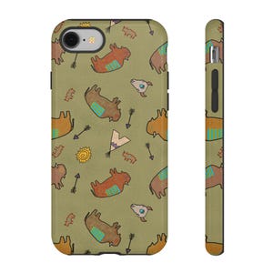 Buffalo Bison iPhone, Samsung Phone Case Western Art Design by Caren Goodrich