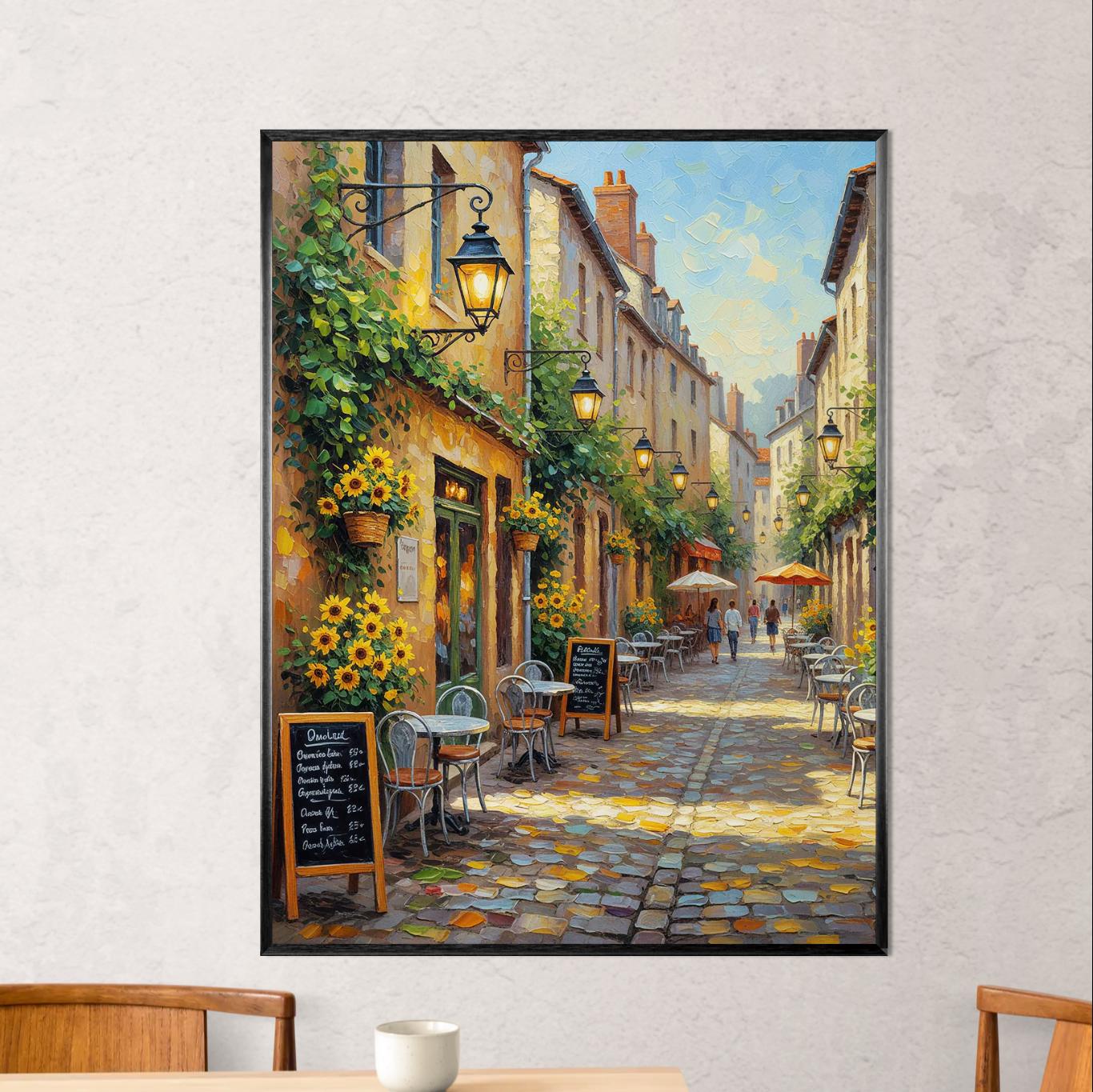 Original Oil Paintings Artwork Paris Streets - Etsy