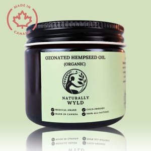 Organic Ozonated Hemp Seed Oil for Skincare | Fully Ozonated | Medical Grade | Canadian Made