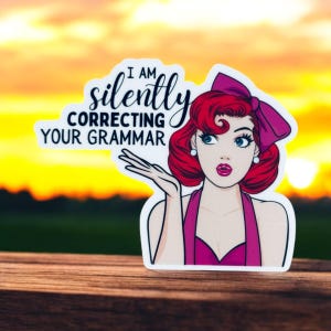 Correcting Your Grammar Sticker