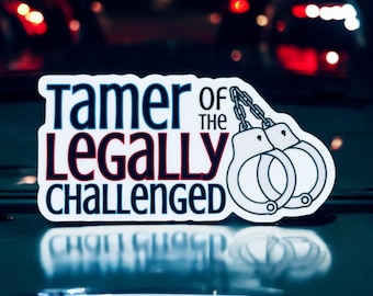 Bändiger des Rechtlich Angeklagten Sticker