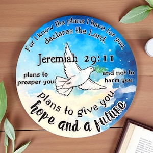 Jeremiah 29:11 Bible Verse Sticker Waterproof Vinyl Decal