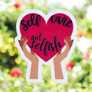 Self Care Sticker