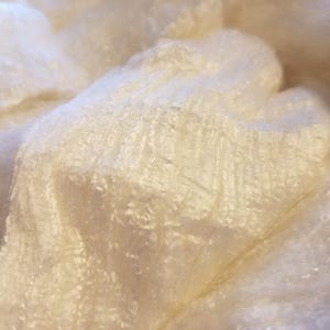 Silk Laps Mulberry sheets batts 3 x 3 ft of silk 4.7 oz for nuno felting spinning blending knitting quilting image 9