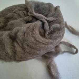 CRAZY Qiviut - Musk Ox 100% Sliver Pencil Roving spinning fiber 1 ounce image 5