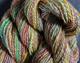 Handspun Yarn Cashmere & Silk 50/50 handpainted sport weight luscious soft fingering wt 100 yards OOAK