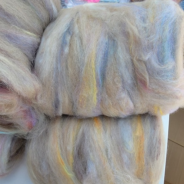 Roving angora rabbit, baby camel, cashmere, silk, baby alpaca, merino, nylon, etc 5.0 SAHARA DESERT