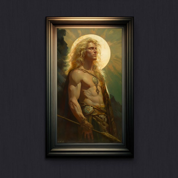 Lugh, keltischer Gott des Lichts, irische Mythologie, Feiern Sie Lughnasadh mit Altarkunst