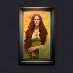 Brigid, Irish Celtic Triple Goddess, Inspiration Goddess, Hearth Deity Growth Spring Season