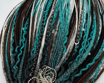 Synthetic Dreadlock Extensions: Double Ended DE Locs, Braided Faux Dreads