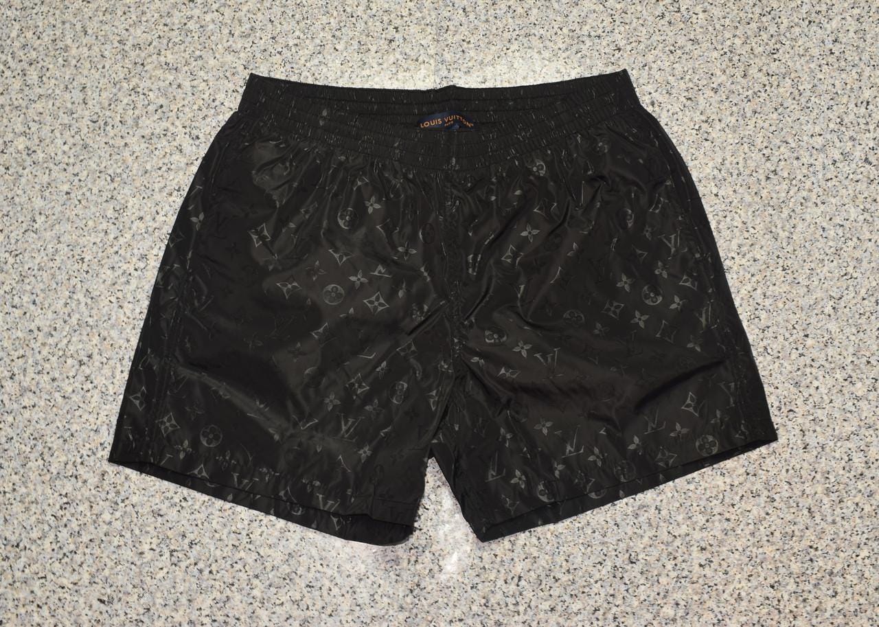 Louis Vuitton, Vintage Louis Vuitton Mens Swim Shorts Size US L