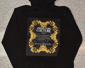 Vintage Versace Mens Hoodie Size US S