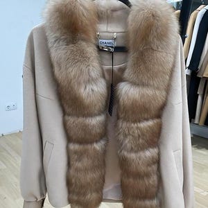 Manteau Chanel vintage pour femme, taille L