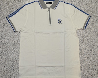 Vintage Stefano Ricci Mens Polo Shirt Size US L