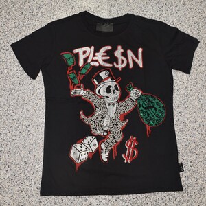 PHILIPP PLEIN ベーシックオールドダイクルーネックTシャツ T-shirt Round Neck SS Basic Old Dye | Philipp Plein