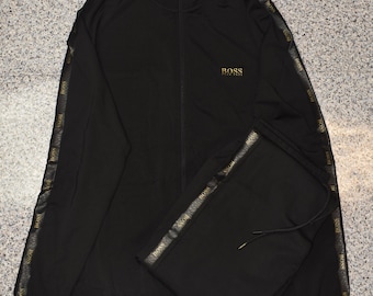 Vintage Hugo Boss Mens Tracksuit Size US 3XL
