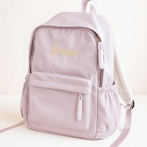 Sac à dos personnalisé pour enfants avec nom - Cartable brodé personnalisé pour filles et garçons, cadeau de maternelle pour tout-petit, cadeau d'anniversaire monogramme