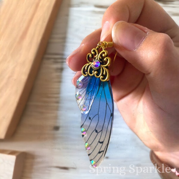 Butterfly Wing Earrings: Butterfly Wings, Fairy Wing Earrings, Butterfly Earrings, Cute Earrings, Fairy Wing, Fairy Earrings, Summer Jewelry