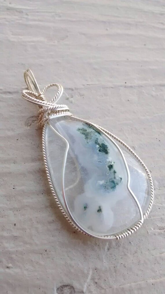 Solar Quartz Pendant Sterling Wire Wrapped Artisan Jewelry Etsy