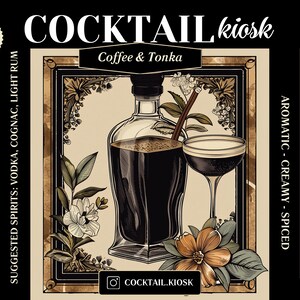 Tasting Set of 4 different Cocktail Pre-Mixers , Perfect for House Cocktail Party/Special Occasion serves 16-20 cocktails, 350ml each bottle zdjęcie 3