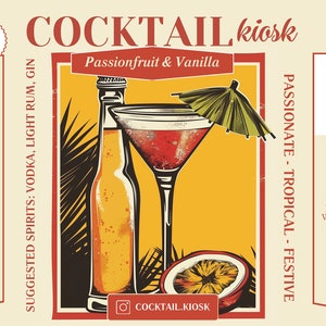 Tasting Set of 4 different Cocktail Pre-Mixers , Perfect for House Cocktail Party/Special Occasion serves 16-20 cocktails, 350ml each bottle zdjęcie 5