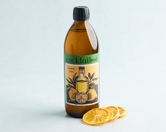 Lemon and Yuzu Pre-Mixer, Perfect for Kamikaze, serves 4-5 cocktails, to be mixed with alcohol or with soda water, 350ml