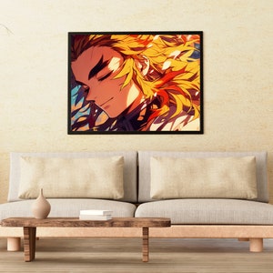 Rengoku, Rengoku Art, Kyojuro Rengoku, Kyojuro Rengoku Art, Flame Hashira, Demon Slayer, Digital Art, AI Art, Rengoku 4K Wallpaper