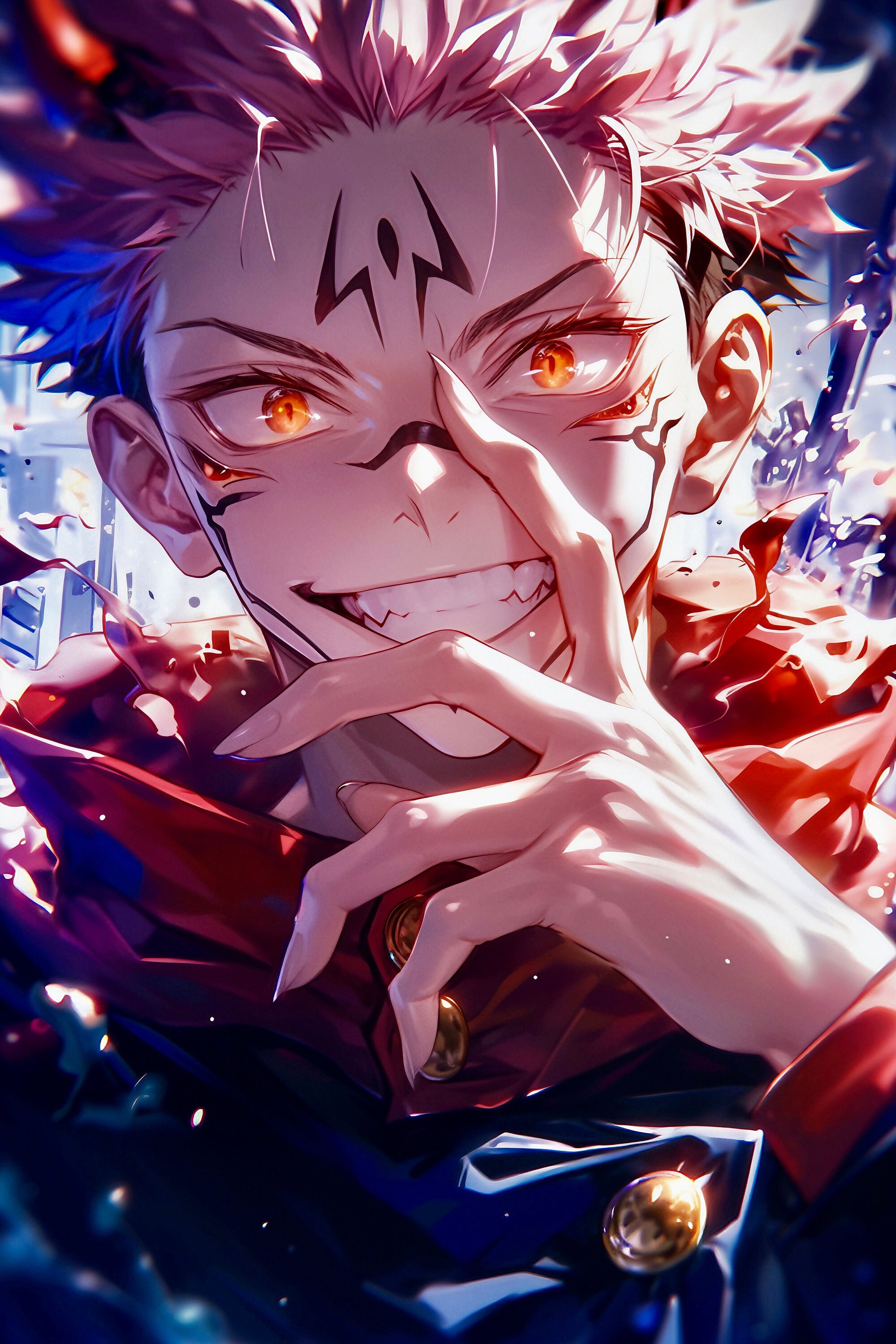 Sukuna Art Print Set Jujutsu Kaisen King Of Curses 4K Digital 