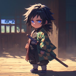 75+ Images of Hashiras - Demon Slayer - Chibi Style, Hashiras, Demon Slayer, Kimetsu No Yaiba, Wallpaper, Digital Art, Wall Art, Cute, Chibi