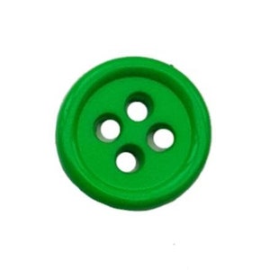 Retro plastic coloured butto 4 holes 12mm vintage sixties seventies image 8