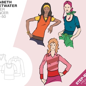 Naaipatronen Jumper/Spencer | PDF download | EU34-50