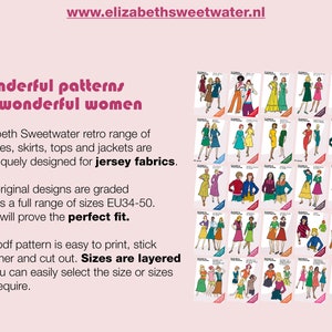 Holiday High Waist Dress PDF download EU34-50 image 3