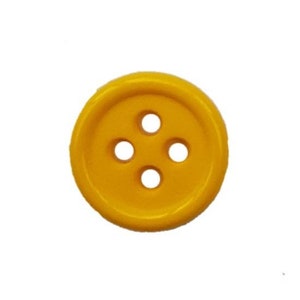 Retro plastic coloured butto 4 holes 12mm vintage sixties seventies image 9