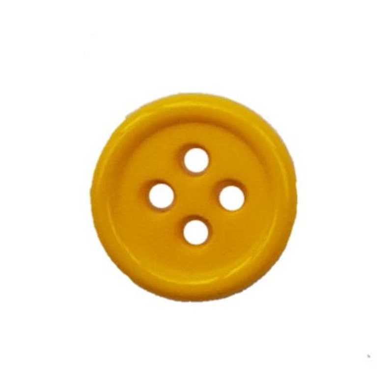 Retro plastic coloured butto 4 holes 12mm vintage sixties seventies image 9