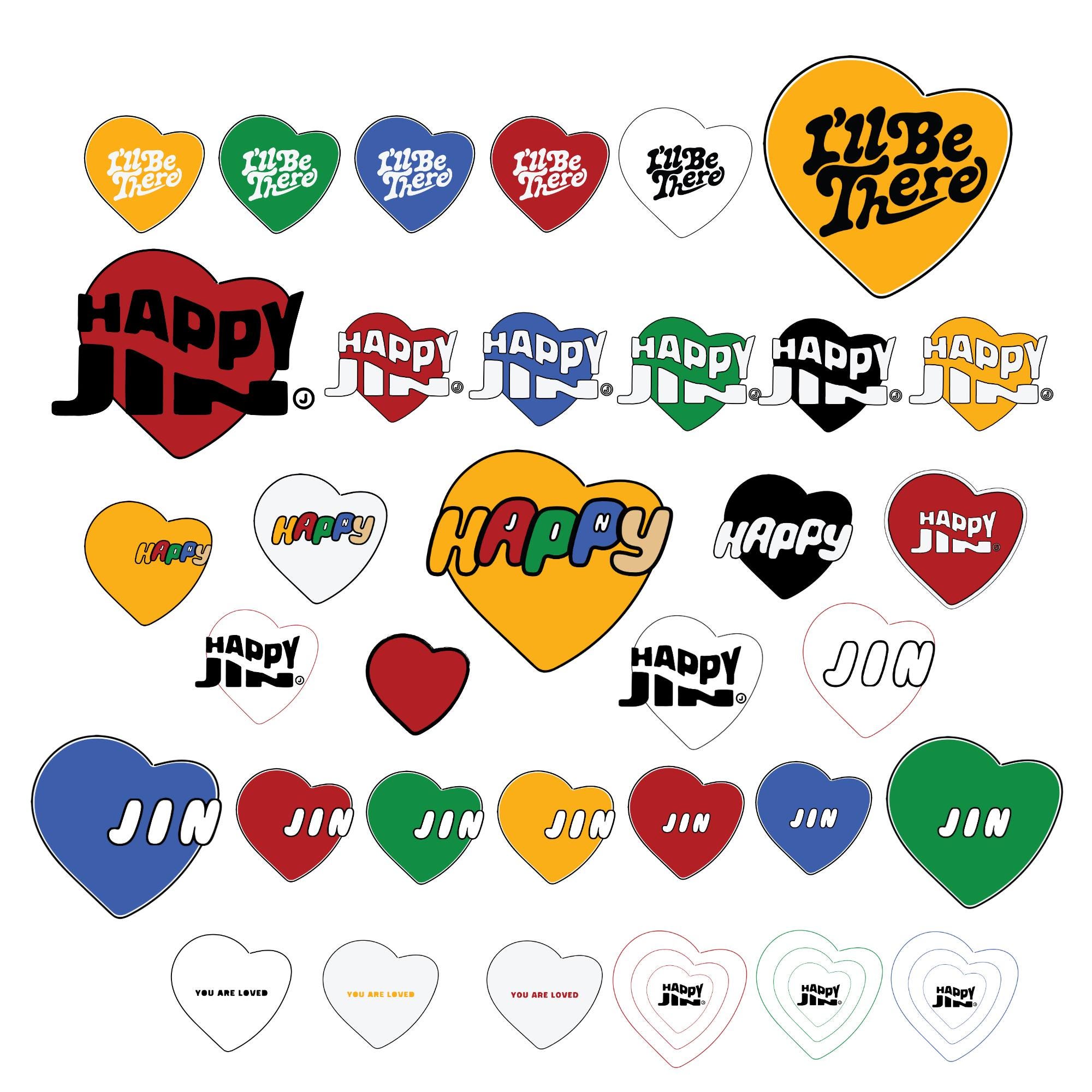 HAPPY]Poster & Sticker Set – BTS JAPAN OFFICIAL SHOP