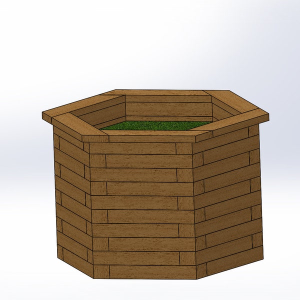 DIY Garden Planter Building Plan Wooden Garden Planter Design Outdoor Garden Box Woodworking Plans